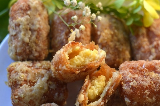 Bánh rán lòng đào Nghệ An