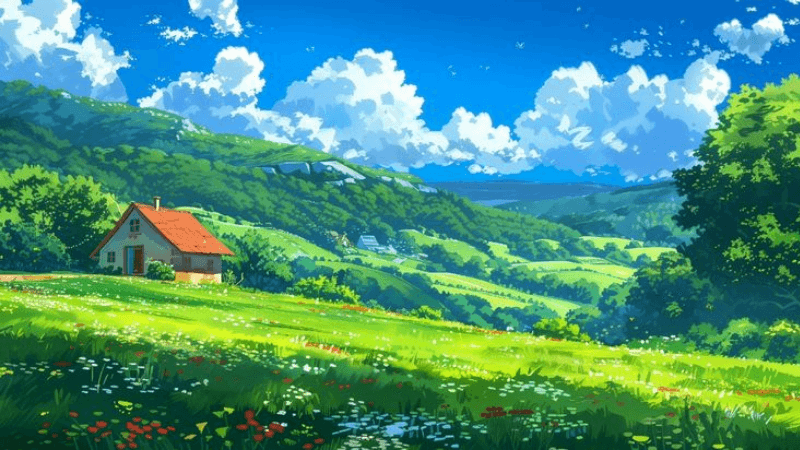 Hình ảnh anime về thiên nhiên