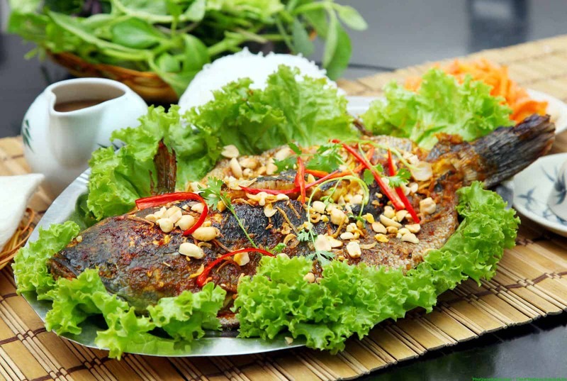 Hình ảnh cá mú nướng