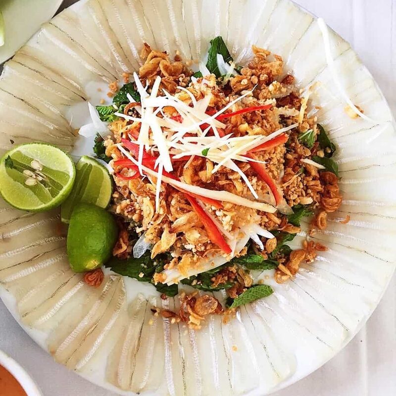 Hình ảnh gỏi cá mai