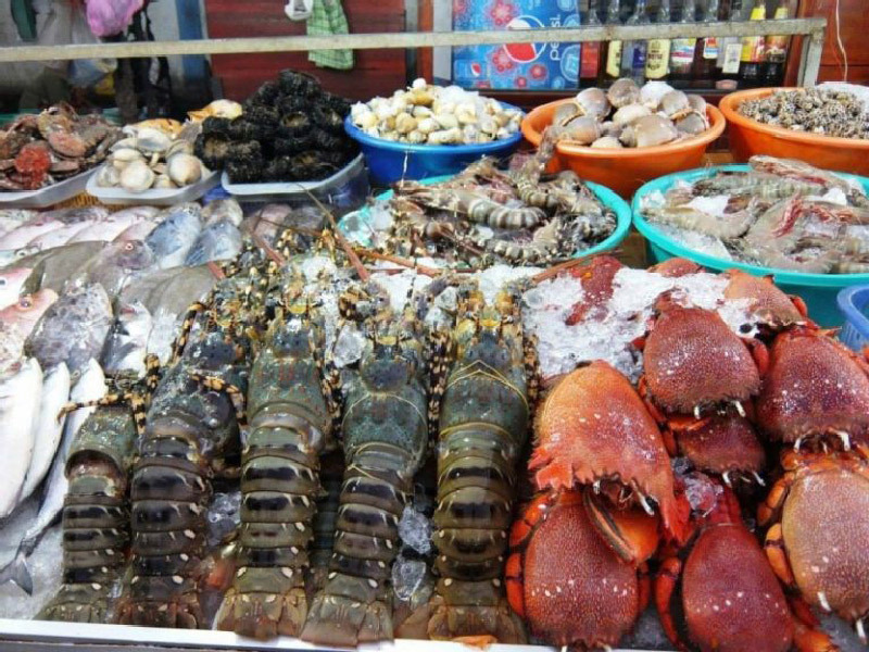 Hình ảnh hải sản tươi sống