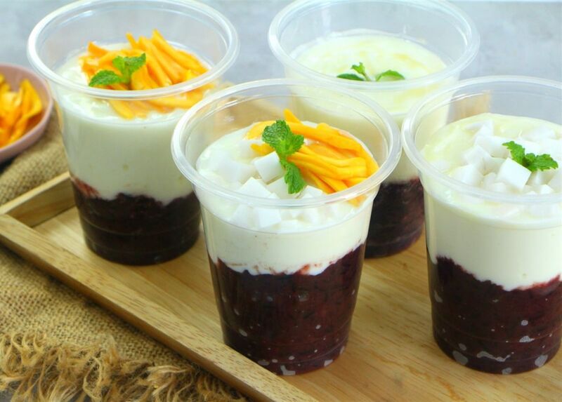 Hình ảnh sữa chua nếp cẩm