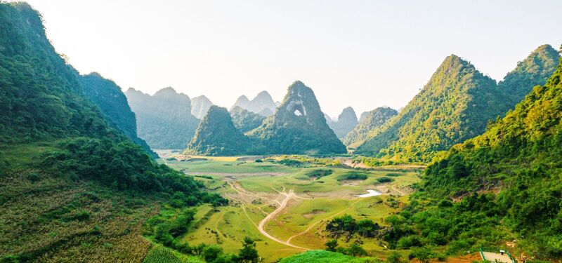 Hình ảnh thơ mộng của thiên nhiên 
