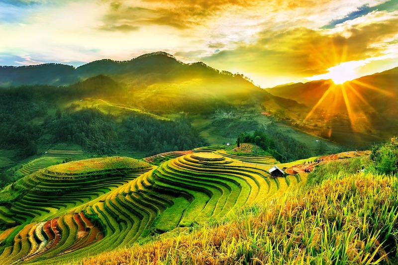Hình ảnh thơ mộng của thiên nhiên 