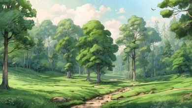 Vẻ đẹp thiên nhiên qua góc nhìn anime