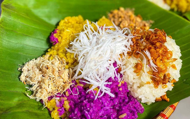 Xôi ngũ sắc Vĩnh Phúc