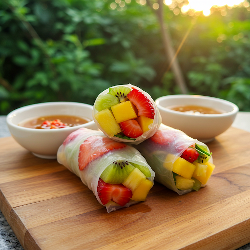 Chả giò nhân trái cây