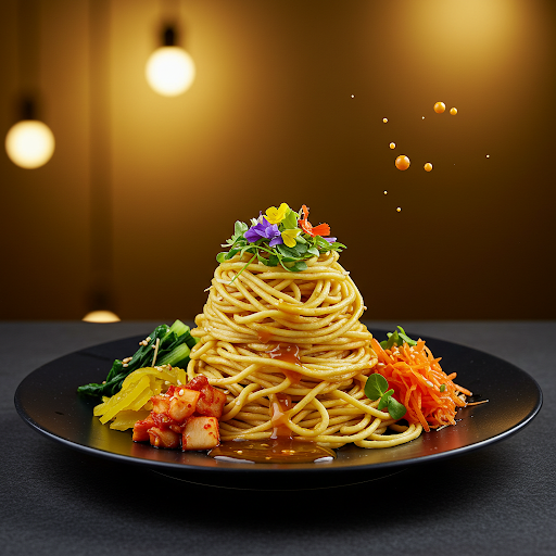 Mì trứng sáng tạo với Topping đặc biệt