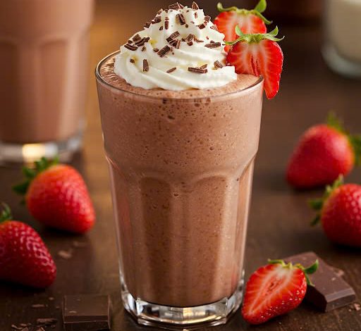 Milkshake Socola Và Dâu