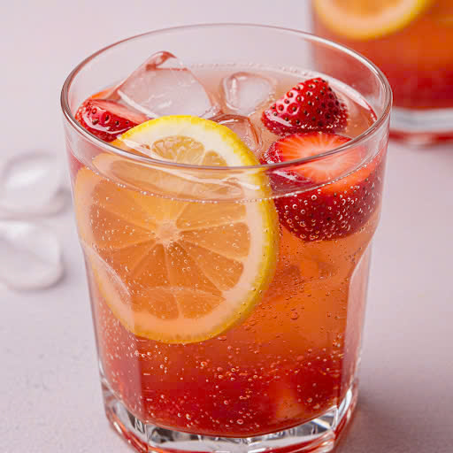 Mocktail Dâu Tây Chanh