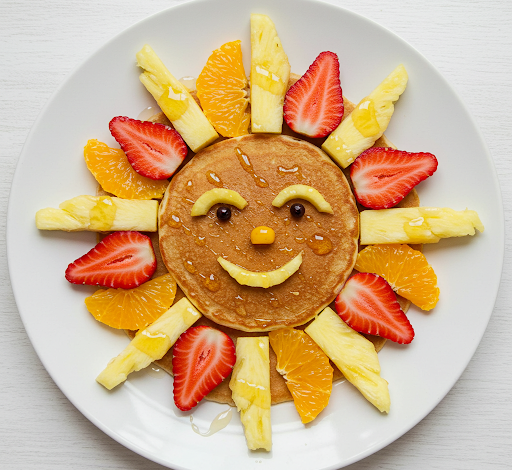 Pancake hoa quả mặt trời