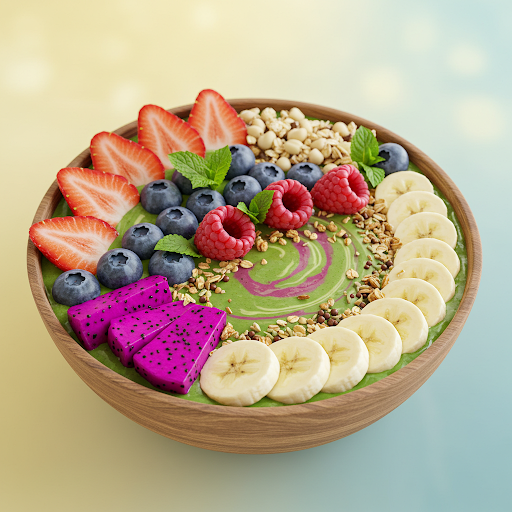 Smoothie Bowl nguyên liệu tươi sáng tạo 