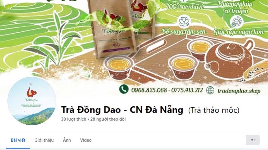 trà thảo mộc Đồng Dao