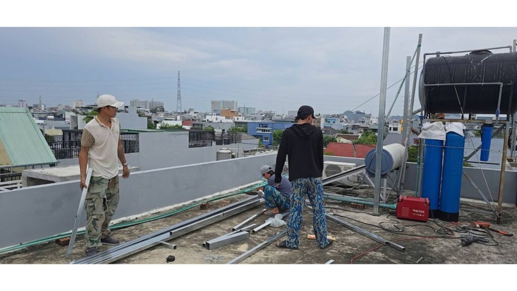 Quy trình lắp đặt điện mặt trời tại Hiệp Quang