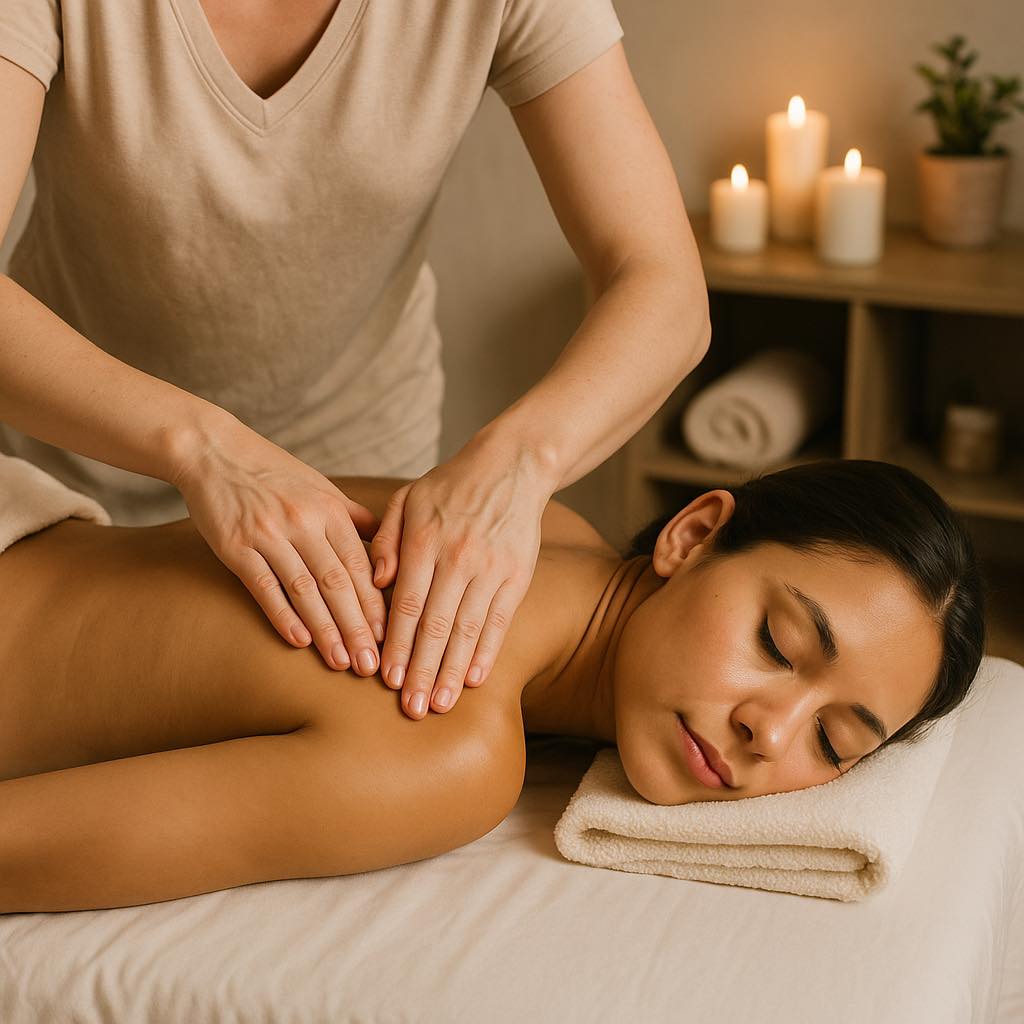 không gian spa massage cổ vai gáy Đà Nẵng