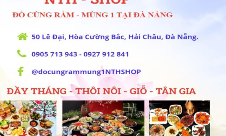 Đồ Cúng Rằm & Mùng 1- NTH_SHOP Đầy Đủ, Chuẩn Tâm Linh, Giao Tận Nơi