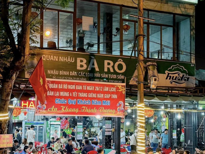 Nhà Hàng Hải Sản Bà Rô – Quán Hải Sản Ngon Gần Biển