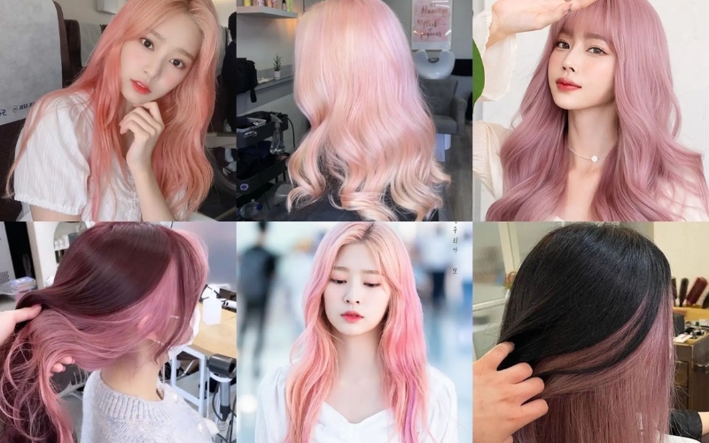 Tóc Highlight Pastel Thời Thượng