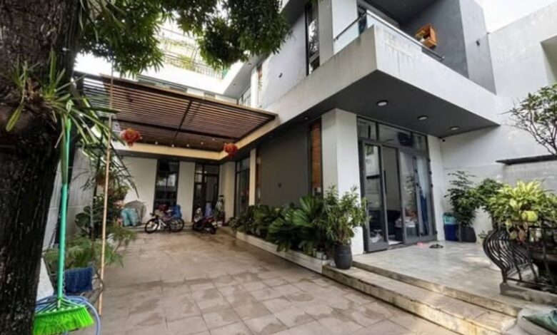 Mặt tiền biệt thự Đà Nẵng tại đường Trần Kim Xuyến