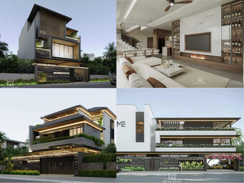 mẫu nhà đẹp từ kiến trúc môc