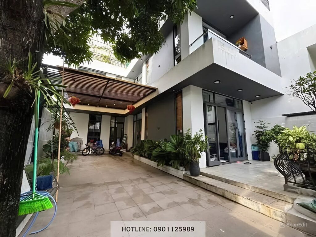 Mặt tiền biệt thự Đà Nẵng tại đường Trần Kim Xuyến