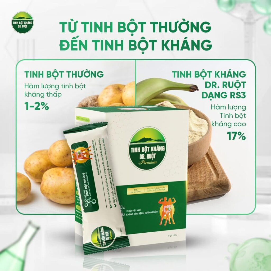 Tại Sao Nên Chọn Tinh Bột Kháng Dr. Ruột